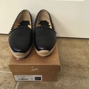 Louboutin Spiked Espadrilles